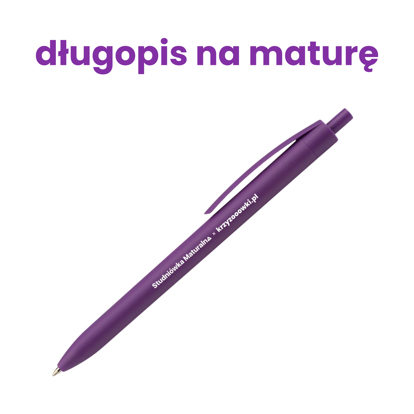 czarny długopis na maturę